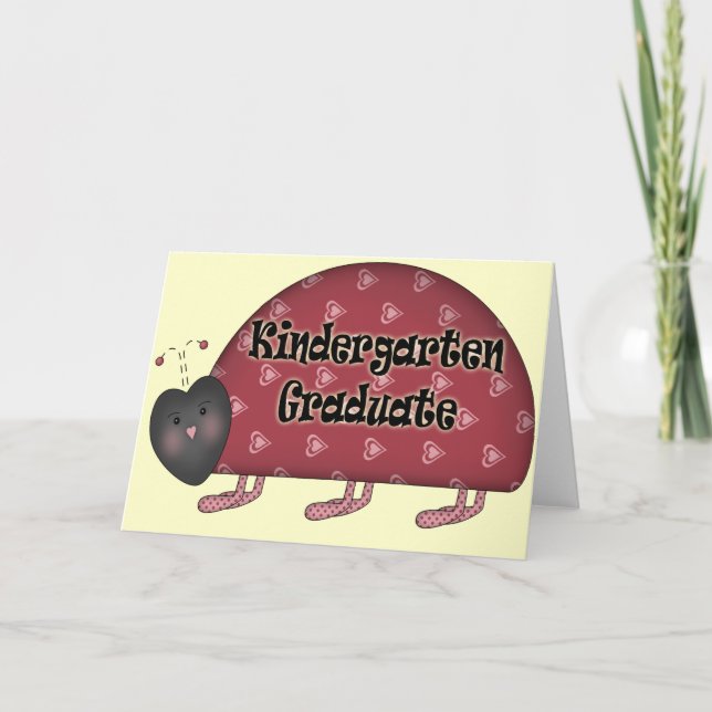 Kindergarten Graduation Gifts Card (Front)
