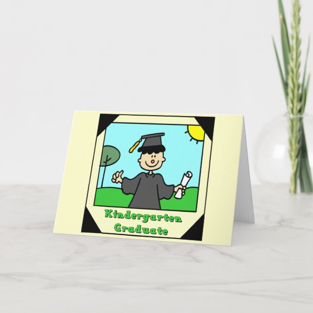 Kindergarten Graduation Gifts Card (Front)