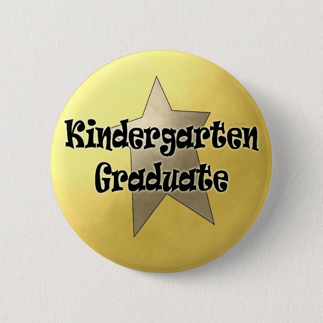 Kindergarten Graduation Gifts Pinback Button (Front)