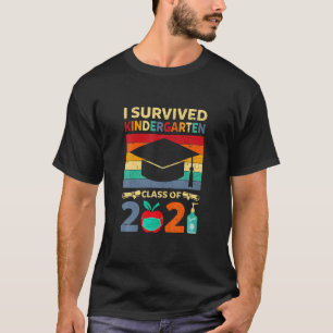 Kindergarten Graduation I Survived Kindergarten Cl T-Shirt