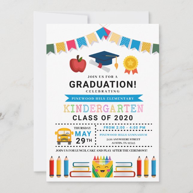 Kindergarten Graduation Invitation (Front)