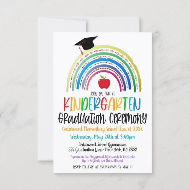 Kindergarten Graduation Invitation (Front)