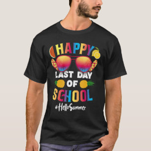 Kindergarten Graduation Kids Summer Happy Last Day T-Shirt
