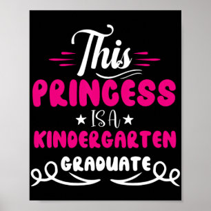Kindergarten Graduation Last Day Of School Girls  Poster