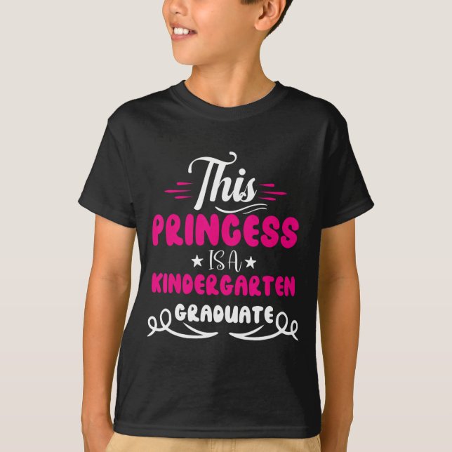 Kindergarten Graduation Last Day Of School Girls  T-Shirt (Front)