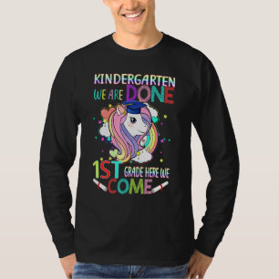 Kindergarten Graduation Magical Unicorn 1st Grade T-Shirt