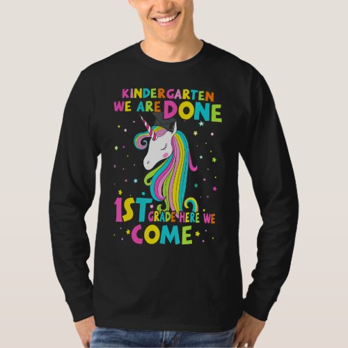 Kindergarten Graduation Magical Unicorn  2 T_Shirt