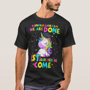 Kindergarten Graduation Magical Unicorn For Girls T-Shirt