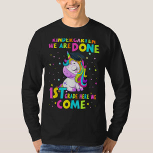 Kindergarten Graduation Magical Unicorn For Girls  T-Shirt