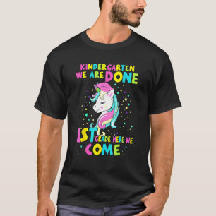 Kindergarten Graduation Magical Unicorn For Girls T-Shirt