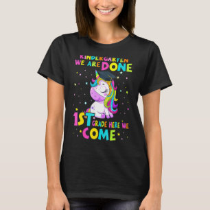 Kindergarten Graduation Magical Unicorn For Girls T-Shirt