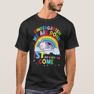 Kindergarten Graduation Magical Unicorn For Girls T-Shirt