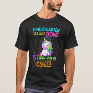 Kindergarten Graduation Magical Unicorn T-Shirt
