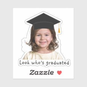 Kindergarten graduation photo custom  sticker