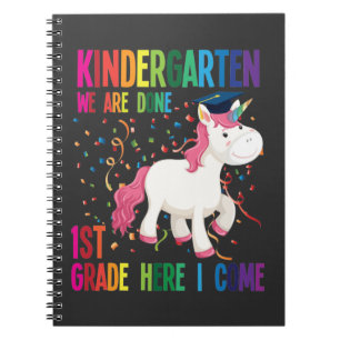Kindergarten Graduation Surprise First Grade Kids Notebook