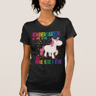 Kindergarten Graduation Surprise First Grade Kids T-Shirt