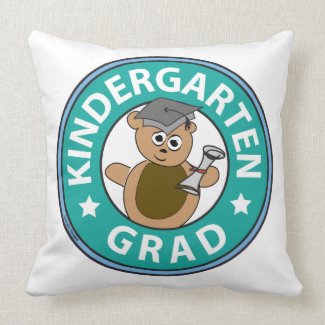 Kindergarten Graduation Throw Pillow