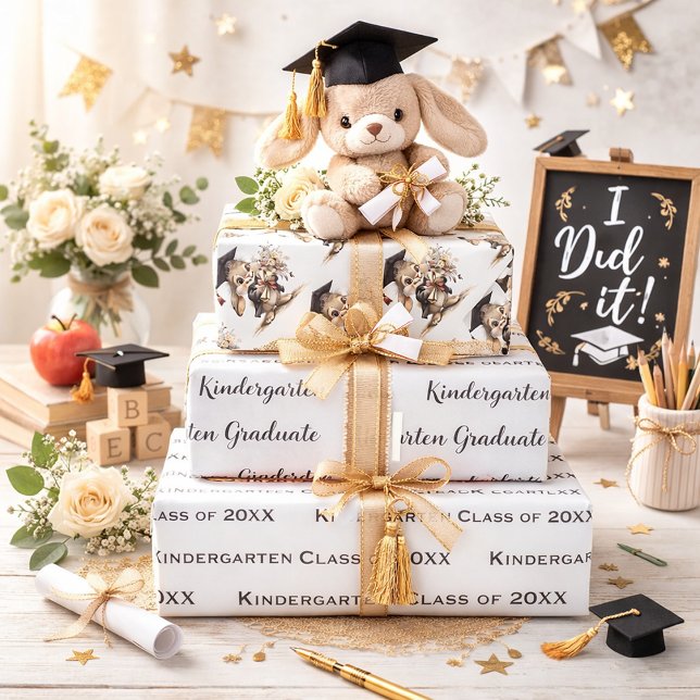 Kindergarten Graduation  Wrapping Paper Sheets (Creator Uploaded)