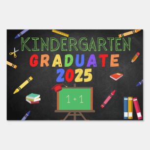Kindergarten Graduation Yard Sign