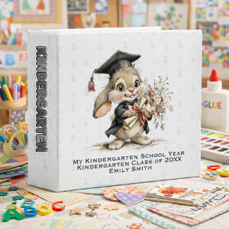 Kindergarten Journey Keepsake Organizer 3 Ring Binder