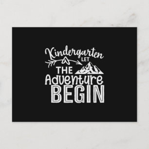 Kindergarten Let The Adventure Begin Postcard