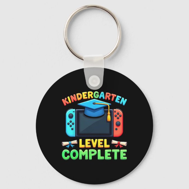 Kindergarten Level Complete Graduation Cl 2025 Boy Keychain (Front)