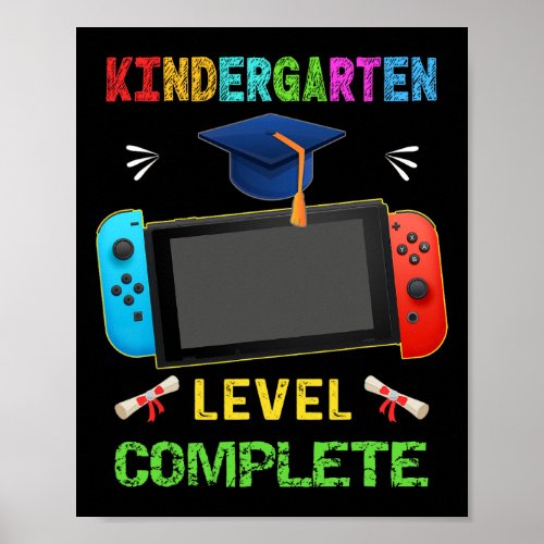 Kindergarten Level Complete Graduation Class 2024  Poster