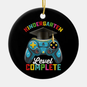 Kindergarten Level Complete Graduation Gaming Ceramic Ornament