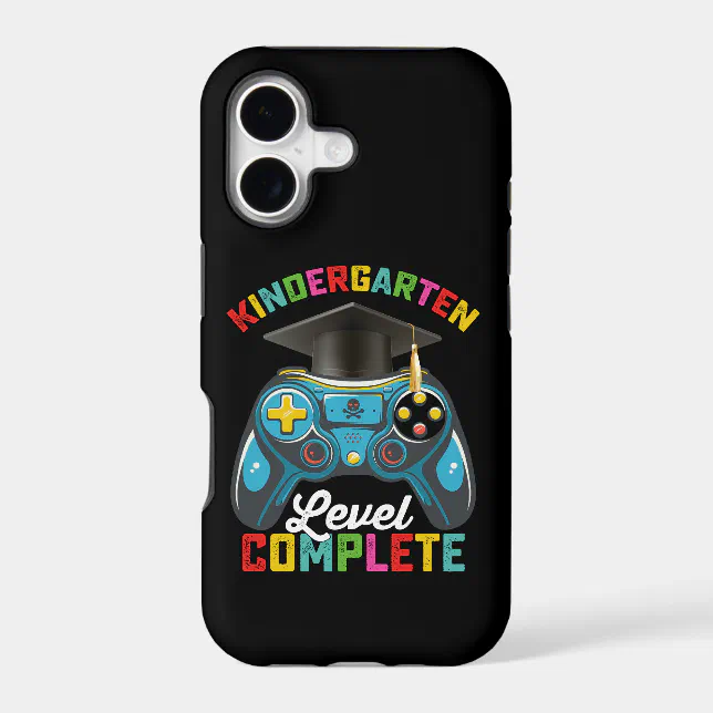 Kindergarten Level Complete Graduation Gaming Iphone Case | Zazzle