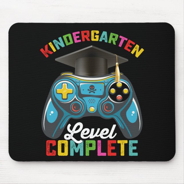 Kindergarten Level Complete Graduation Gaming Mouse Pad (Front)