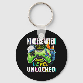Kindergarten Level Unlocked Video Game Byck To Sch Keychain
