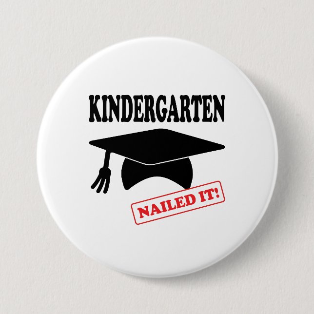 Kindergarten Nailed It Button (Front)