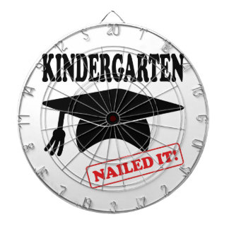 Kindergarten Nailed It Dartboard With Darts