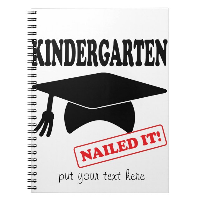 Kindergarten Nailed It Notebook (Front)