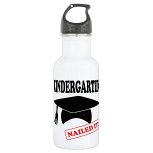 Kindergarten Nailed It Stainless Steel Water Bottle