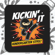 Kindergarten Ninja Kick First Day Back To School