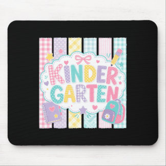 Kindergarten Pastel Kinder Garten Back To School Mouse Pad