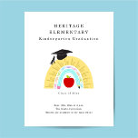 Kindergarten Pre-K Pre-School Graduation Flyer<br><div class="desc">Kindergarten Pre-K Pre-School Graduation Flyer - Personalize and display this cute flyer throughout your school to make sure the upcoming ceremony stays fresh in everyone's minds.  {images: Freepik.com}</div>