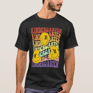 kindergarten pre k teacher Back To School Retro sm T-Shirt