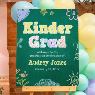 Kindergarten Preschool Graduation Welcome Sign