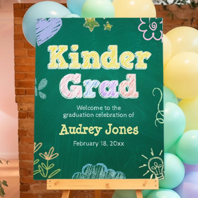 Kindergarten Preschool Graduation Welcome Sign (Creator Uploaded)