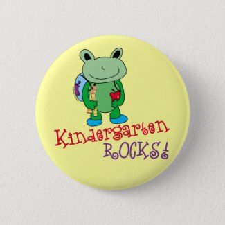 Kindergarten Rocks Button