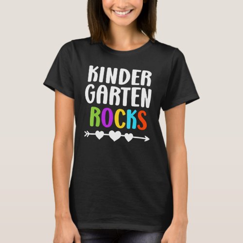 Kindergarten Rocks Kindergarten Students  Teacher T_Shirt