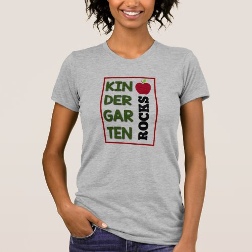 Kindergarten Rocks Teacher T_Shirt