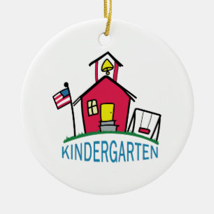 KINDERGARTEN SCHOOL CERAMIC ORNAMENT
