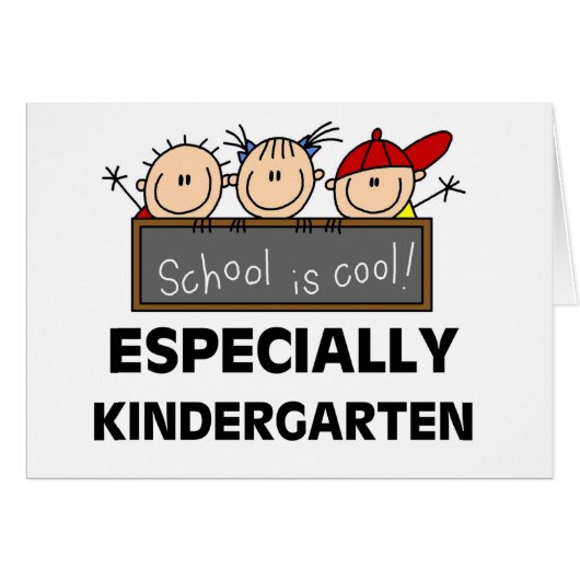 Kindergarten School is Cool Cards (Front Horizontal)