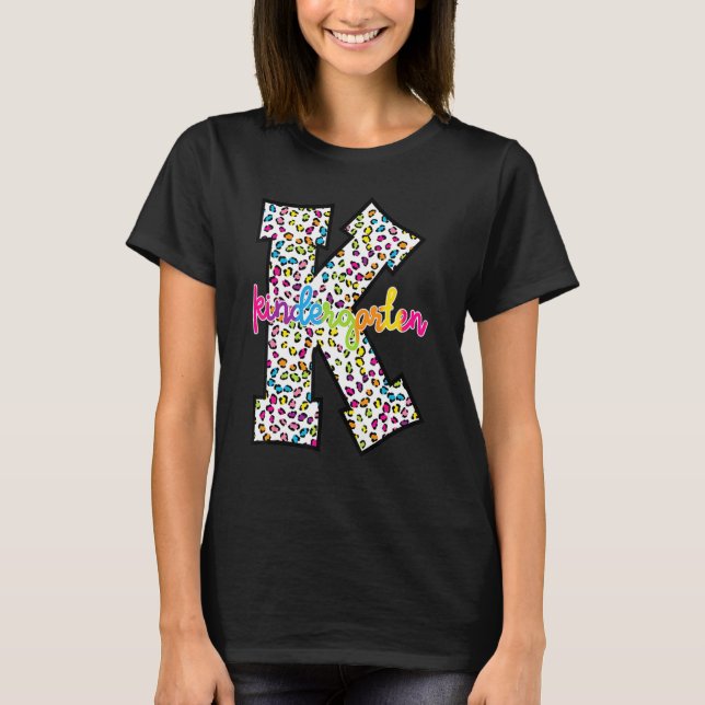Kindergarten School Teacher Student Back To School T-Shirt (Front)