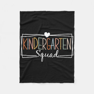 Kindergarten Squad Teachers Kids Kindergarten Ck T Fleece Blanket