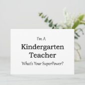 Kindergarten Teacher (Standing Front)