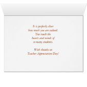Kindergarten Teacher Appreciation Day Books+Apple (Inside Horizontal (Bottom))